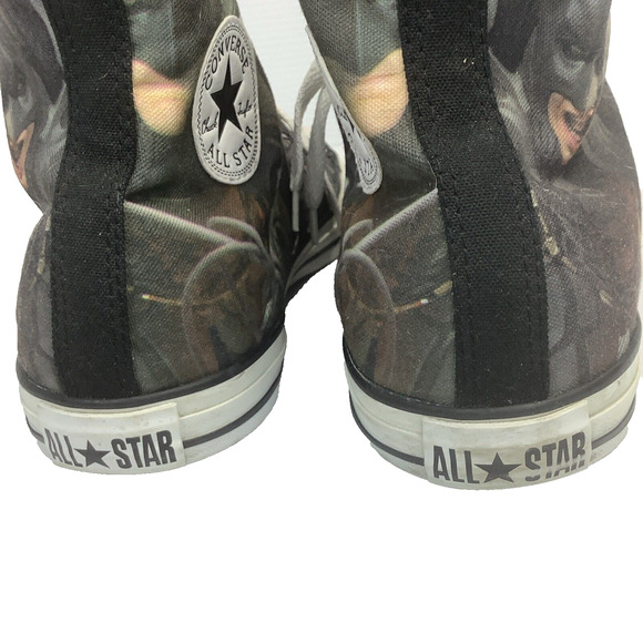 Converse Batman THE DARK KNIGHT RISES, Mens 11, Womens 13 - Chuck Taylor - NICE - Picture 12 of 12